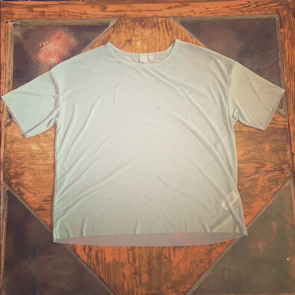 Sheer blue blouse - Picture 1 of 4